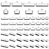 32Pcs 8 Style Alloy Cord Ends FIND-PH0005-38P-1