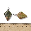 Natural Unakite Pendants G-C110-05B-P-3