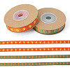 2 Rolls 2 Styles Thanksgiving Day Themes Polyester Ribbon OCOR-TA0003-29A-2