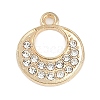 Alloy Micro Pave Rhinestone Pendants FIND-K020-15G-1