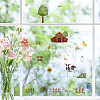 8 Sheets 8 Styles PVC Waterproof Wall Stickers DIY-WH0345-063-5