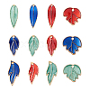 Biyun 48Pcs 12 Style Alloy Enamel Links Connectors ENAM-BY0001-05-7