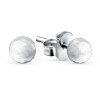 Simple S925 Sterling Silver Round Bead Stud Earrings for Daily Unisex Wear TL9413-7