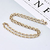 Brass Cable Chains Necklace Making MAK-N034-004B-G-4