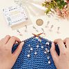 1Pc Acrylic Number Bead Knitting Row Counter Chains HJEW-BC0001-34B-3