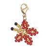 Glass Seed Beads Pendant Decorations HJEW-MZ00022-3