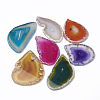 Natural Agate Big Pendants G-Q989-017-1