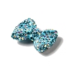 Polymer Clay Rhinestone Beads RGLA-D050-03D-3