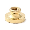 Golden Plated Round Shaped Wax Seal Brass Stamp Head STAM-K001-07G-02-2