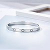 Stainless Steel Hinged Bangles for Women OT0070-3-1