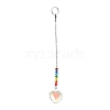 Chakra Crystal Suncatcher Dowsing Pendulum Pendants PALLOY-JF00461-8