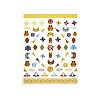 Chinese Style Nail Decals Stickers MRMJ-R088-35-778-1