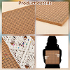 Square Cork Blocking Mats for Knitting TOOL-WH0039-57-4