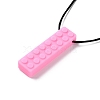 Building Blocks Food Grade Silicone Pendant Molar Stick Nursing Necklaces SIL-Z004-01A-3