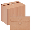 80Pcs Retro Buckle Blank Kraft Paper Envelopes DIY-WA0001-41-1
