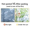 Gorgecraft Waterproof PVC Colored Laser Stained Window Film Adhesive Stickers DIY-WH0256-043-10