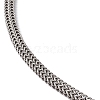 Non-Tarnish 304 Stainless Steel Snake Chain Necklace with Lobster Claw Clasps for Men Women STAS-K249-01A-P-2