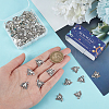 160Pcs Tibetan Style Zinc Alloy Elephant Head Charms FIND-SC0007-97-3