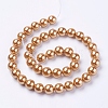 Shell Pearl Beads Strands BSHE-L035-10mm-I02-2