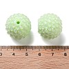 Chunky Resin Rhinestone Bubblegum Ball Beads RESI-S259-A10-3