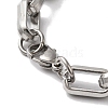 Non-Tarnish 201 Stainless Steel Cable Chain Bracelets for Women Men BJEW-H612-04P-3