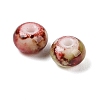 Opaque Spray Painted Glass Beads X1-GLAA-G118-01U-2