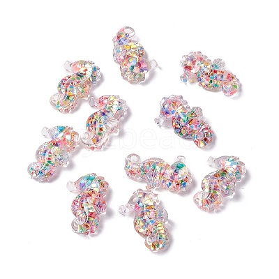 Transparent Resin Cabochons LS-RESI-I039-09-1