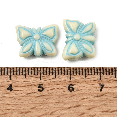 Painted Opaque Acrylic Beads AC-CBAA127-02E-1