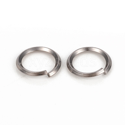 Non-Tarnish 304 Stainless Steel Open Jump Rings STAS-I150-07F-P-1