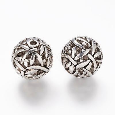 Tibetan Style Alloy Beads X-PALLOY-AD-18441-AS-1