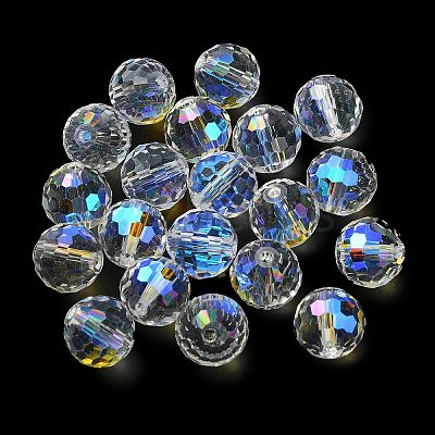 AB Color Plated Glass Beads EGLA-P059-02B-AB-1