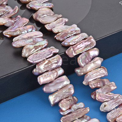Natural Keshi Pearl Beads Strands PEAR-S020-H06-1