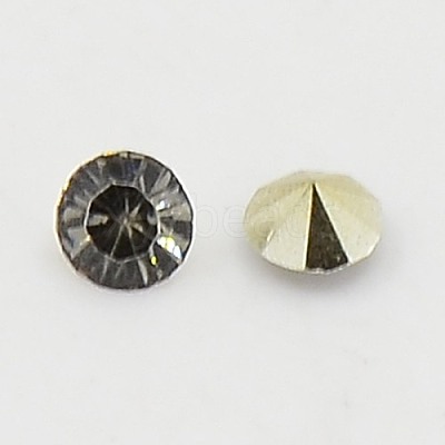 Grade AAA Pointed Back Resin Rhinestones CRES-R120-3.0mm-03-1