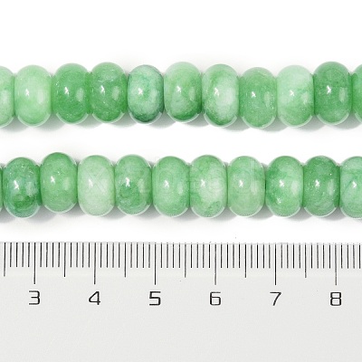 Dyed Natural White Jade Beads Strands G-G107-A18-01-1