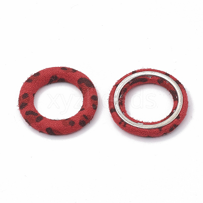 Cloth Fabric Covered Linking Rings X-WOVE-N009-06A-1