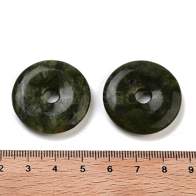 Natural Southern Jade Pendants G-K099-30mm-03-1