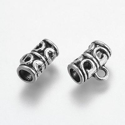 Tibetan Style Tube Bails X-TIBE-I020-AS-1