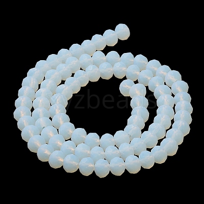 Imitation Jade Solid Color Glass Beads Strands EGLA-A034-J10mm-MD06-1