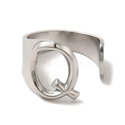 Non-Tarnish 201 Stainless Steel Finger Rings RJEW-H223-04P-Q-1