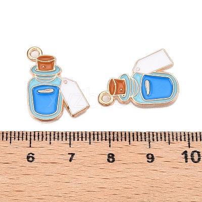 Halloween Theme Alloy Enamel Pendants ENAM-T020-07J-1