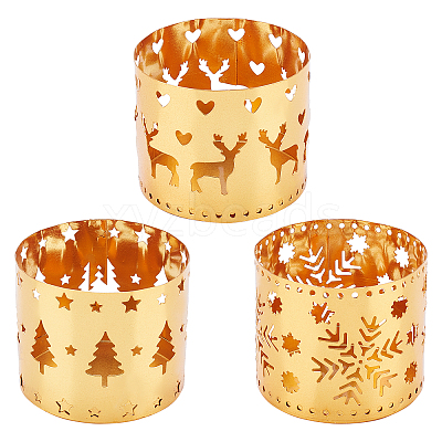 3Pcs 3 Style Iron Candle Holder DIY-PH0003-34-1