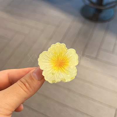 Flower Plastic Claw Hair Clips PW-WG3FA62-34-1