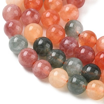 Dyed Natural Malaysia Jade Beads Strands G-G021-02A-27-1