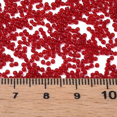 15/0 Transparent Czech Glass Seed Beads SEED-N004-004-26-1