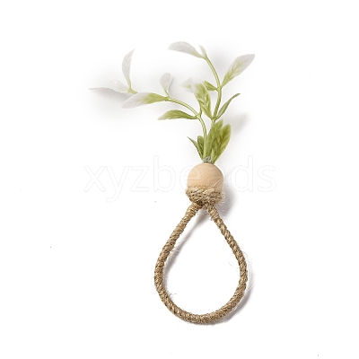 Jute Twine Napkin Rings AJEW-U016-01A-1