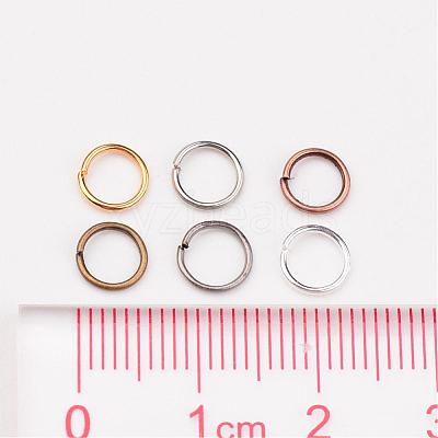 1 Box 6 Color Iron Open Jump Rings IFIN-JP0012-6mm-1