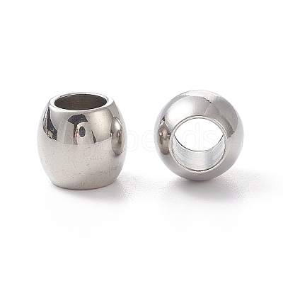 Tarnish Resistant 304 Stainless Steel Beads STAS-E034-2-1