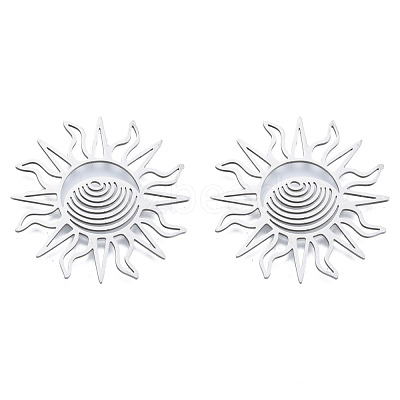 Non-Tarnish 201 Stainless Steel Filigree Joiners STAS-N090-LA950-1-1