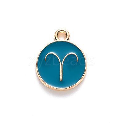 Alloy Enamel Pendants LS-ENAM-S124-01B-05A-1