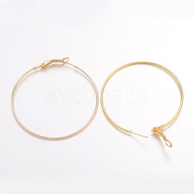 Iron Jewelry Hoop Earrings IFIN-C045-49x1-G-1